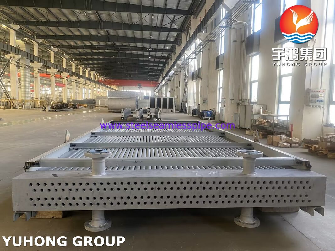 Pęczek rur chłodnicy powietrza Monel 400 z wytłaczanymi aluminiowymi żebrami i rurami bezszwowymi ASME SB163