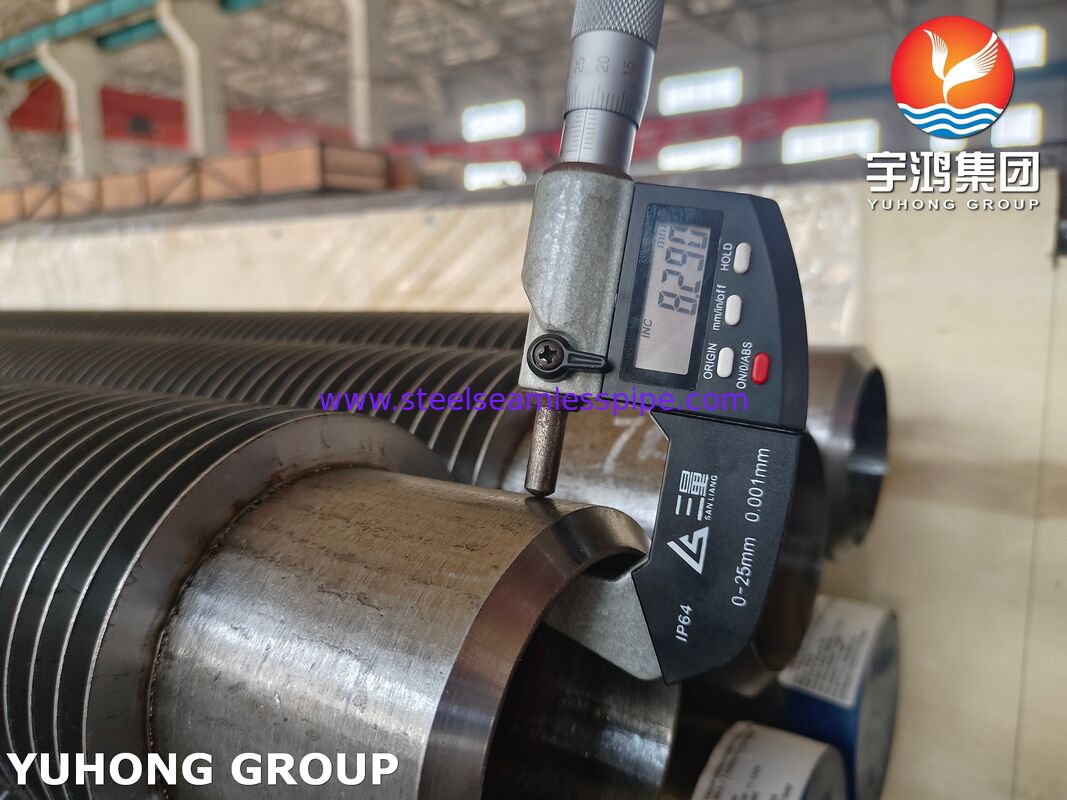 Rura żebrowana spawana wysoką częstotliwością - Rura podstawowa ASTM A335 P22 / Żebra 11-13Cr do kotłów i nagrzewnic