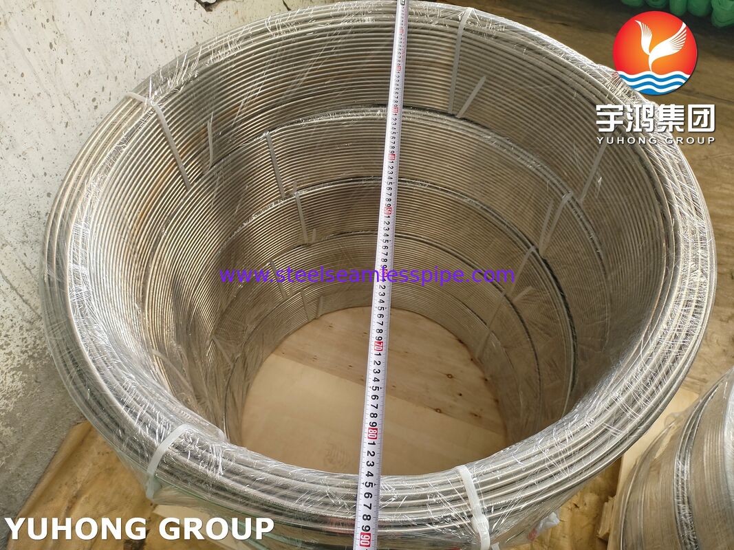 ASTM A269 TP316L Rurociąg zwalony z stali nierdzewnej o jasnym wygrzewaniu do zastosowań w płynie przemysłowym