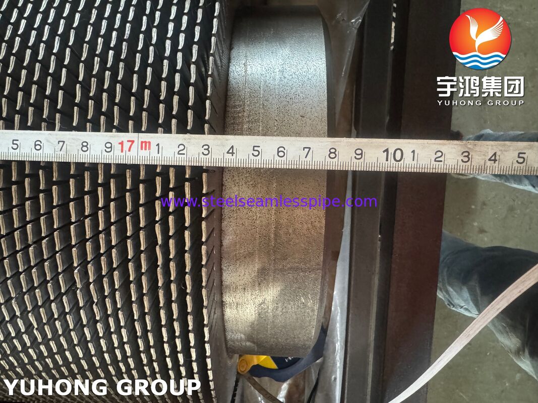 A335 P22 Rury z żółtymi płetwami z płetwami CS do systemów HRSG i odzyskiwania ciepła