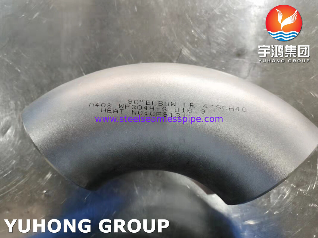 Kolano ze stali nierdzewnej ASTM A403 WP304H-S do zastosowań przemysłowych