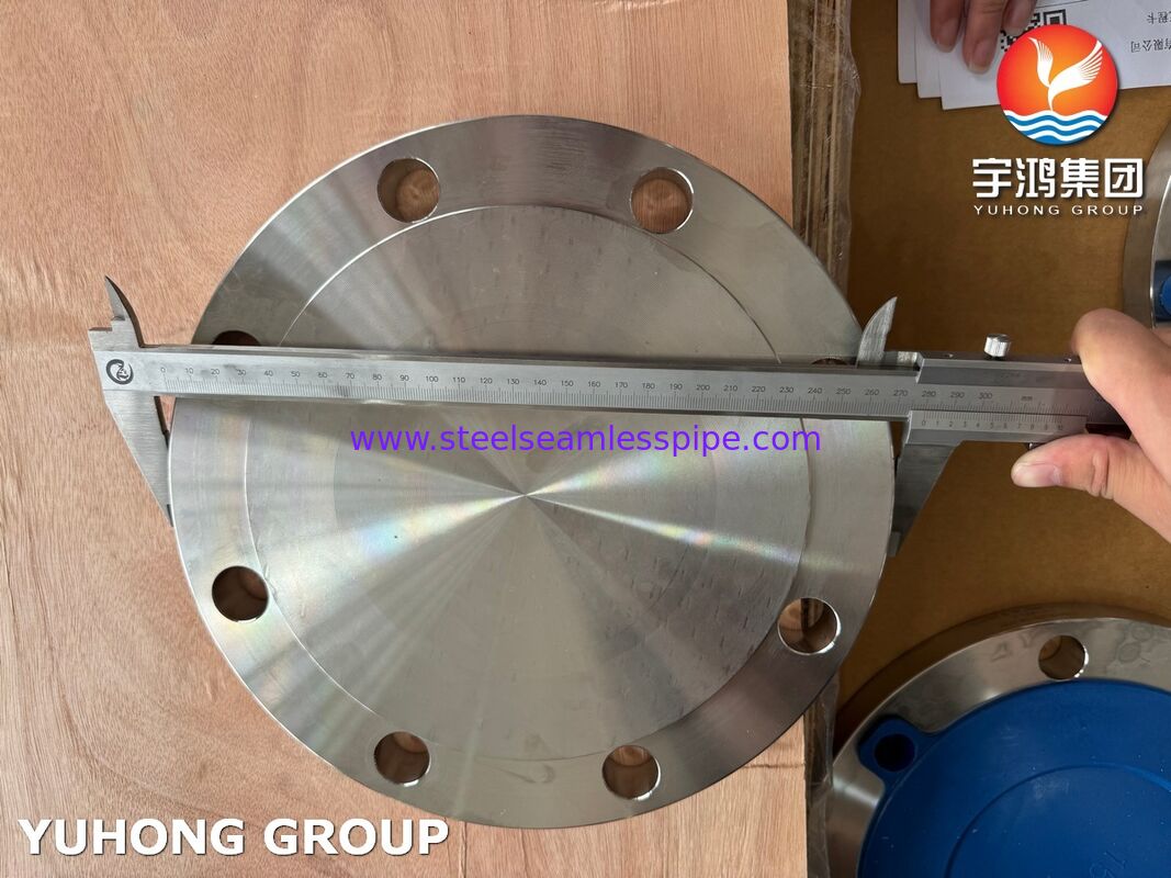 ASME SA182 F304 Austenitic Stal Nierdzewna Kołnierz Kuty do Przemysłowych Systemów Rurociągowych Zgodny z Normą ASME B16.5