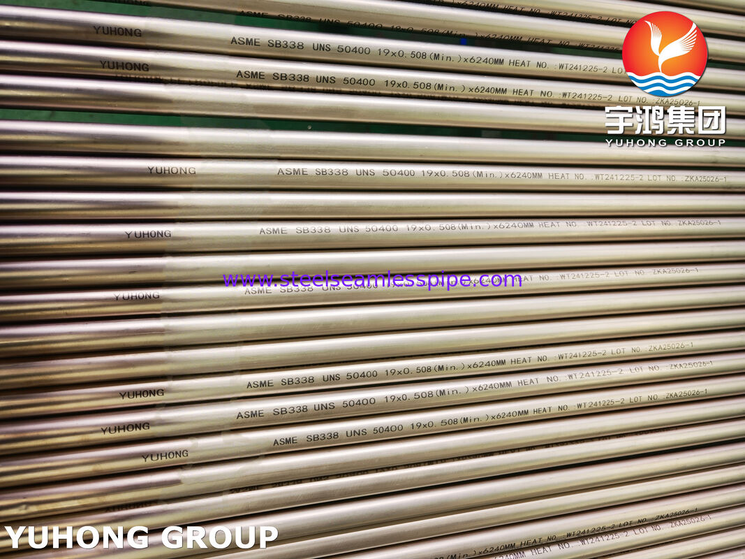 ASTM B338  R50400  Seamless and Welded Titanium and Titanium Alloy Tubes for Condensers and Heat Exchanger