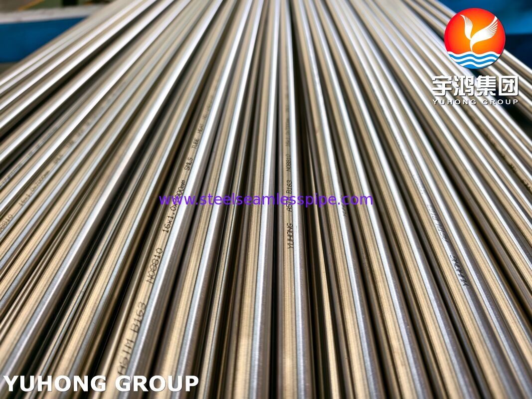 ASTM B163 Incoloy 800H Niklowy Stopy Rurowe Roztwór Annealed Seamless Tubing dla wymienników ciepła