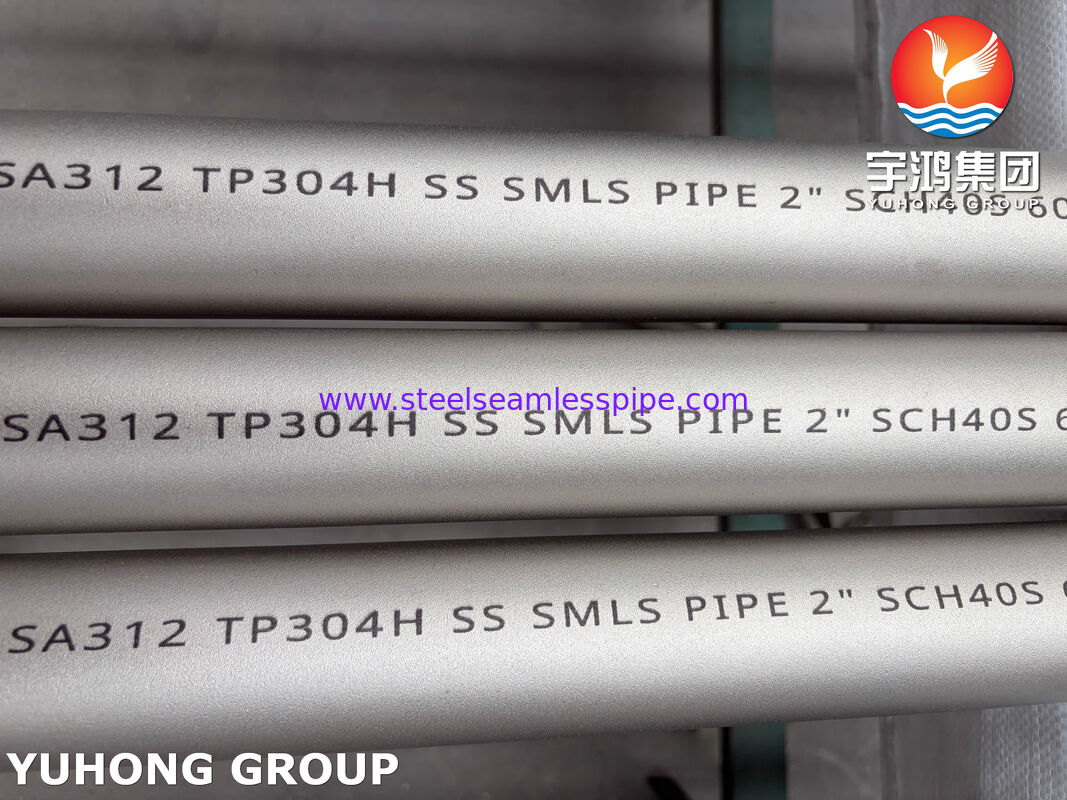 ASTM A312 TP304H 304L Rurociąg z stali nierdzewnej bez szwu do zastosowań chemicznych i przemysłowych