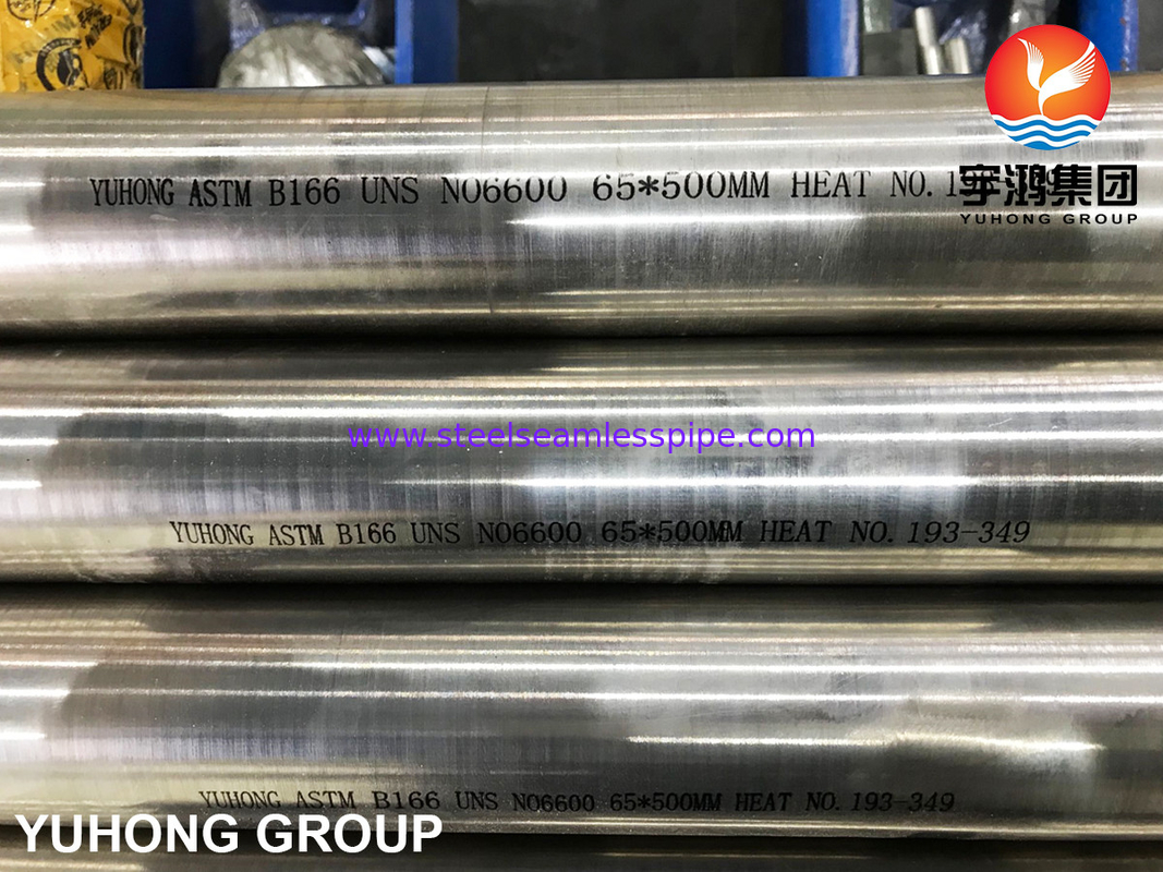 ASTM B166 UNS N06600 / Inkonel 600 / Nikel 600, Zestaw niklu Okrągły pręt Jasny wygrzewany