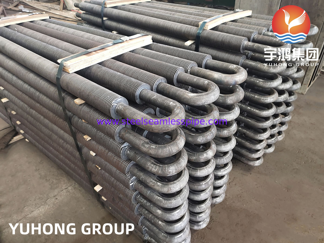 Węglowa stal U Bend HFW Fined Tube ASTM A106 Gr.B Do wymiennika ciepła