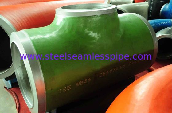 ASTM A234 WPB Butt Weld Armatura stalowa rura trójnik 1 &quot;SCH40 BW B16.9