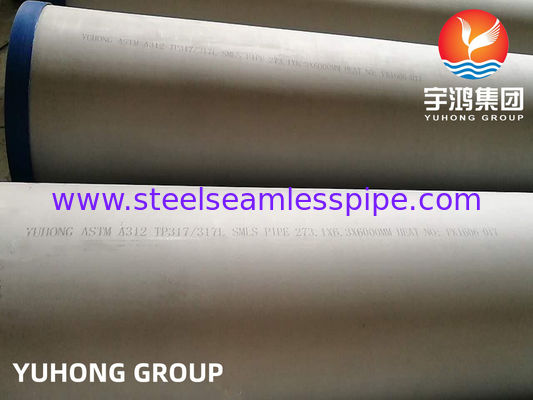 Rury bez szwu ze stali nierdzewnej, ASTM A312 / A312M-2013a TP317 / TP317L / TP317LN / 1,4438 / EN10204-3.1