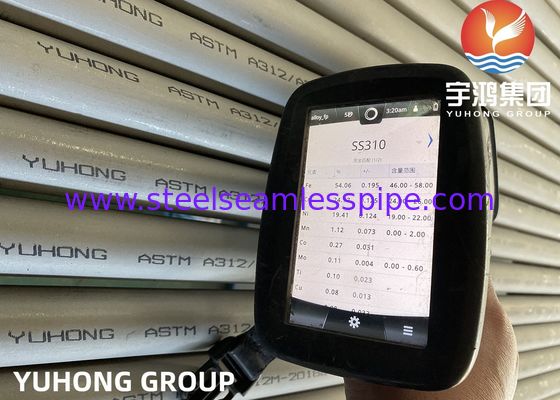 ASTM A312 TP310S (UNS S31008) Rura bezszwowa ze stali nierdzewnej, oczyszczona i wygrzana