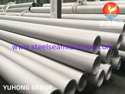 Rura bez szwu ze stali nierdzewnej, ASTM A312 / ASME SA312 TP321H 100% ET / UT / HT