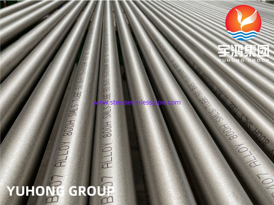 ASTM B407 / ASME SB407 Alloy 800H / UNS N08810 Rura bez szwu ze stopu niklu i chromu