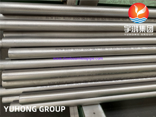 ASTM B407 / ASME SB407 Incoloy 800H (Din 1.4958)UNS N08810 Rura ze stopu niklu