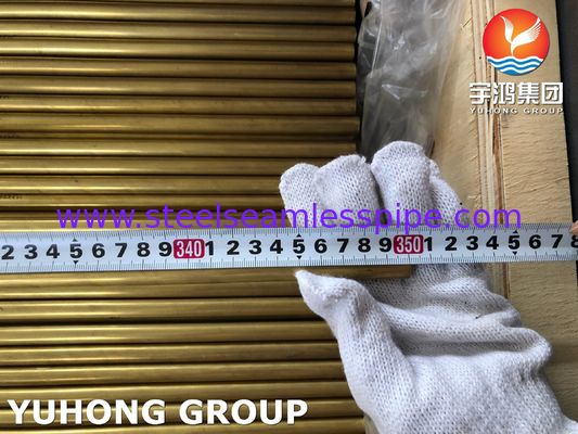 Mosiężna rura bez szwu ASTM B111 C70600 C71500 C68700 C71640 Zastosowanie w chłodnicach powietrza