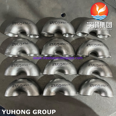 ASTM B366 Hastelloy C22 / UNS N06022 / 2.4602 Stop niklu 180° SR Kolana powrotne