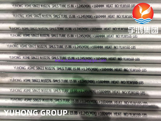 ASTM SB622 N10276 C276 Rurka bezszwowa z stali z stopem niklu 15,88MM * 1,245MM * 1604MM