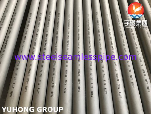 ASTM A312 TP316L Bezszwedzka Rura ze stali nierdzewnej ABS DNV LR BV GL ASME