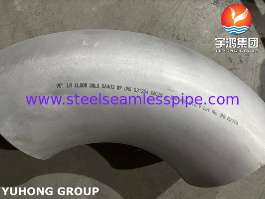 ASTM A403 WPS31254 Dupleks ze stali nierdzewnej 254SMO