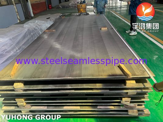 Płyta wybuchowo łączona ASME SA516 Gr.70 Stal węglowa Okładzina ASME SB127 Monel 400