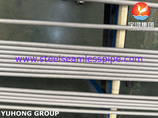 ASME SB163 UNS N08825 Inconel 825 Rura bez szwu, stal stopowa Ni-Cr-Mo-Cu do skraplaczy i wymienników ciepła