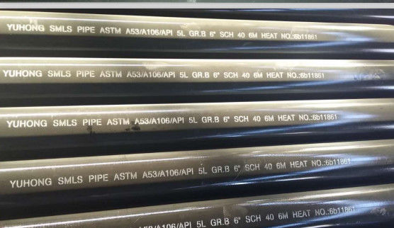 Api 5l Gr B Od 4 cale 6000MM Bezszwowa rura ze stali nierdzewnej