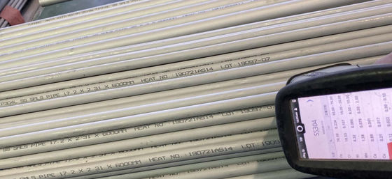 Asme Sa312 Tp304l Rury bez szwu ze stali nierdzewnej z certyfikatem