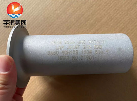 ASTM B622 Hastelloy B3 / UNS N10675 B16.9 Łącznik rurowy ze złączem zakładkowym