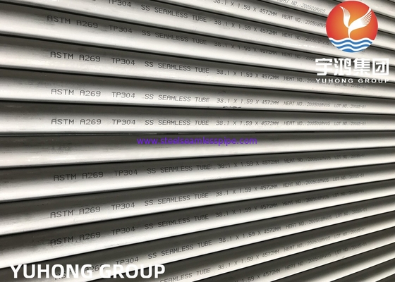 ASTM A269 TP304 TP304L TP316L SUS316L 1.4404 Rura bez szwu ze stali nierdzewnej 6M, rura wymiennika ciepła kotła