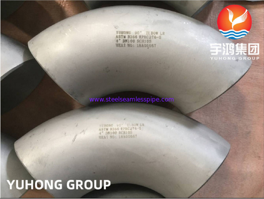 ASTM B366 WPHC276-S DN100 Sch10s Kolanko 90 stopni LR B16.9