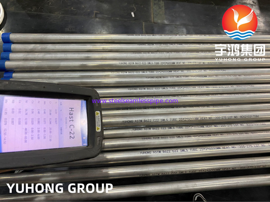 RURA STOPOWA NIKLOWANA BEZ BEZSZWOWA HASTELLOY C22 Z ASTM B161 ASME SB163