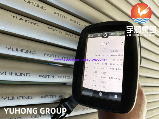 ASTM A312 ASME SA312 TP310S S31008 RURA BEZ SZWU ZE STALI NIERDZEWNEJ