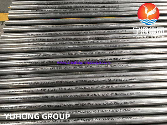 ASTM B163 Monel 400 Rura UNS NO4400 DIN 2.4360 Rura bez szwu